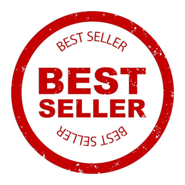 Best seller simple stamp round vector