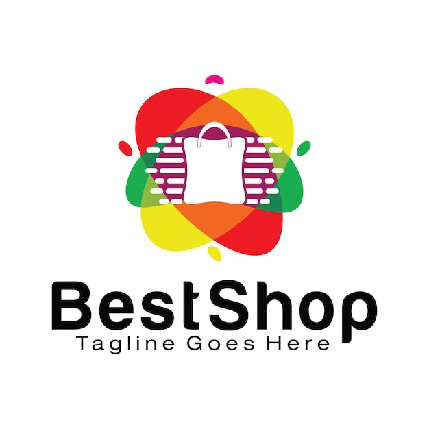 Best Shop logo design template