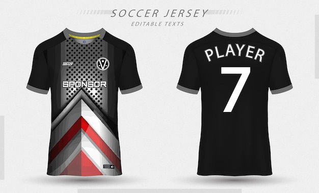 Best vector soccer jersey template sport t shirt design