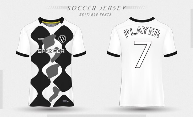 Vector best vector soccer jersey template sport t shirt design