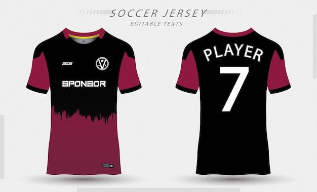 Best vector soccer jersey template sport t shirt design