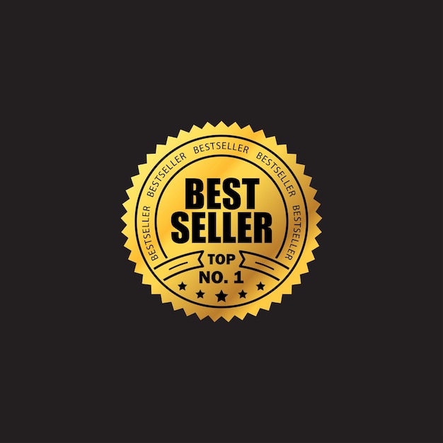 Bestseller golden luxury elegant badge labels