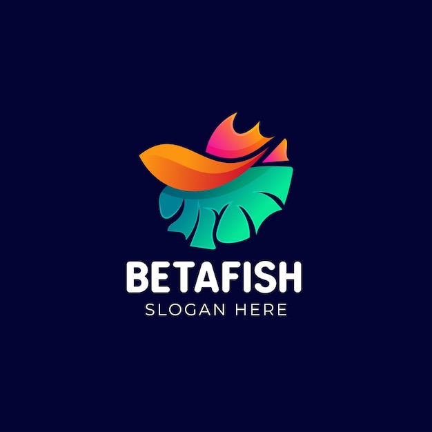 Betafish logo with colorful gradient style