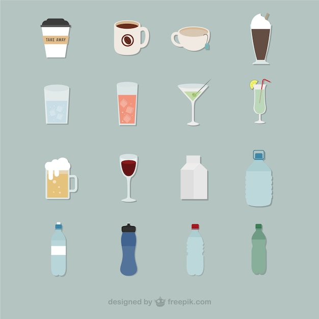 Beverage icons