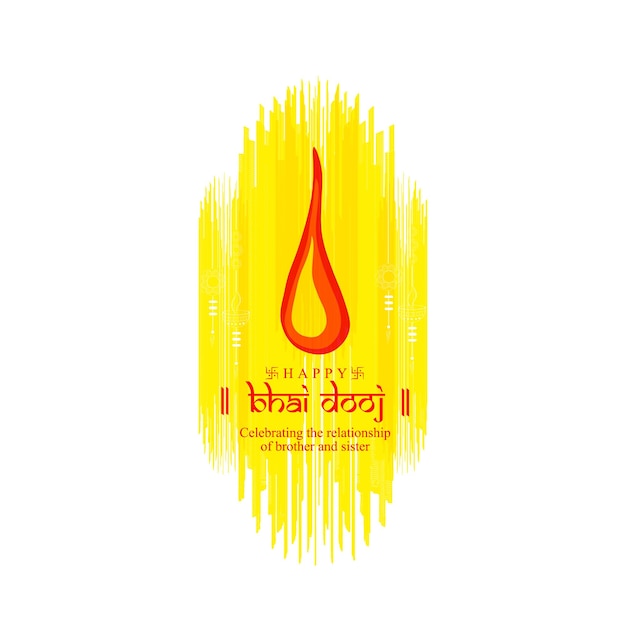 BHAI DOOJ CELEBRATION. VECTOR