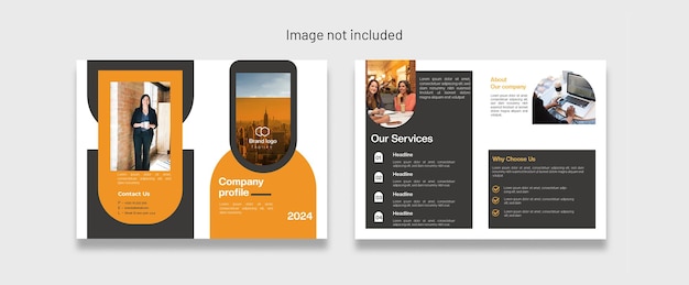 Bi fold brochure template