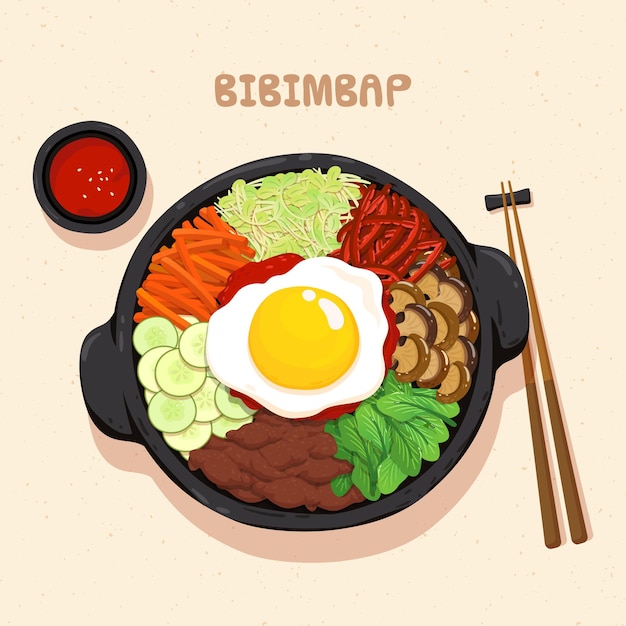 Bibimbap Korean Food