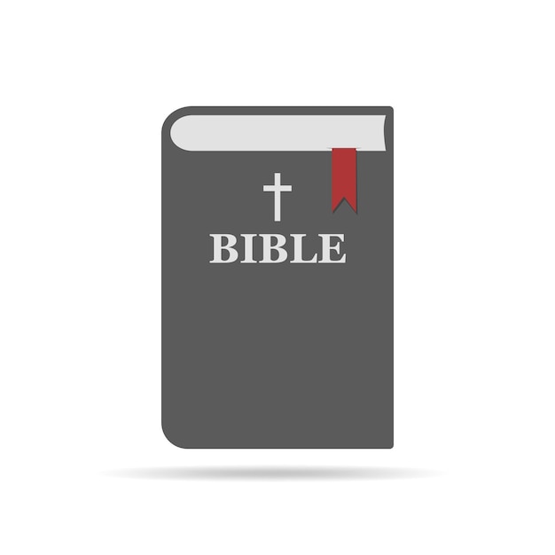 Bible flat icon. Vector illustration