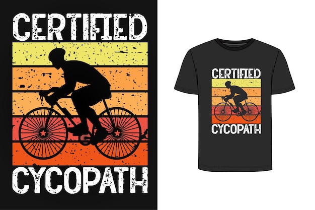 Bicycle Illustration T-shirt Design