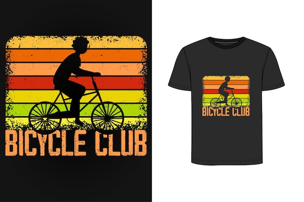 Bicycle Illustration T-shirt Design