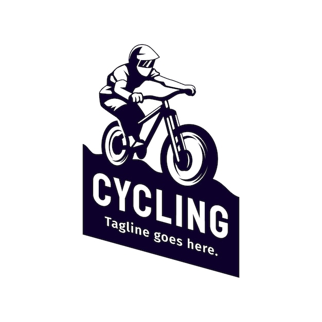 Bicycle logo template design