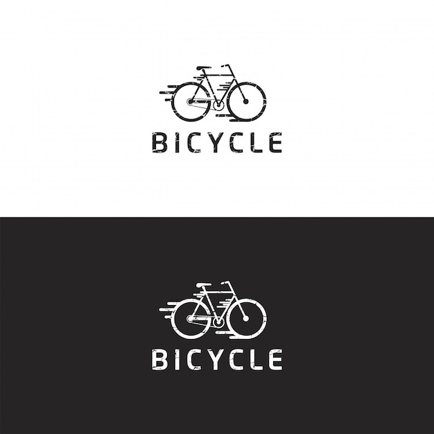 Bicycle logo vector premium