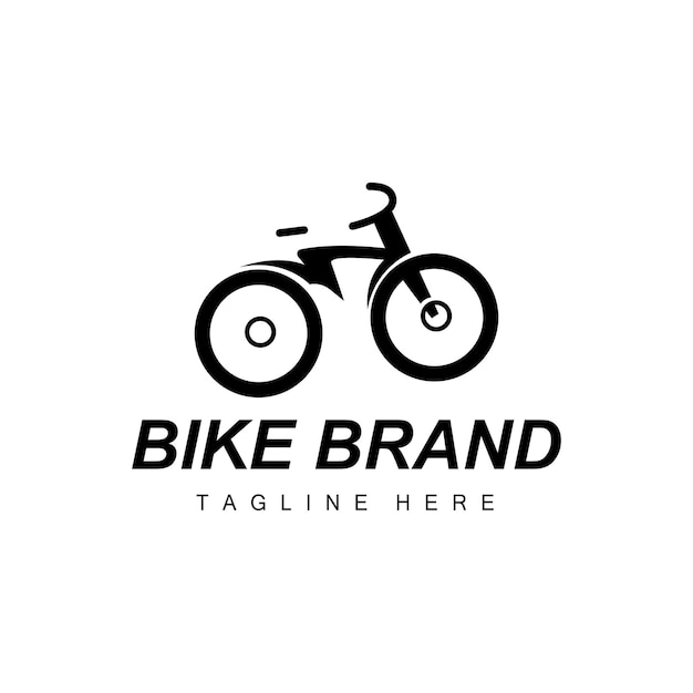 Bicycle Logo Vehicle Vector Bicycle Silhouette Icon Simple Design Inspiration