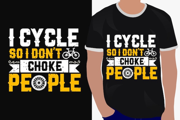 bicycle tshirt design template