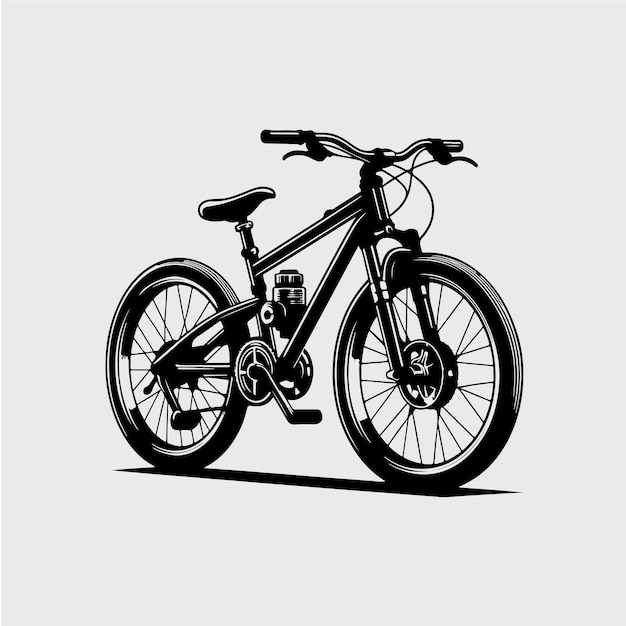 Bicycle vector background concept illustration