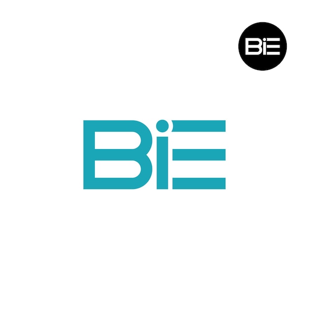 BIE Logo Letter Monogram Design