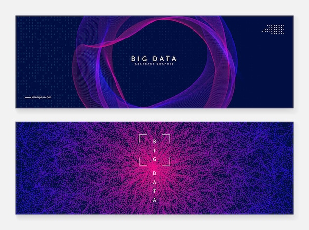 Big data abstract. Digital technology background. Artificial intelligence and deep learning concept. Tech visual for science template. Modern big data abstract backdrop.