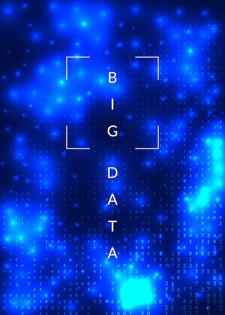 Big data background.