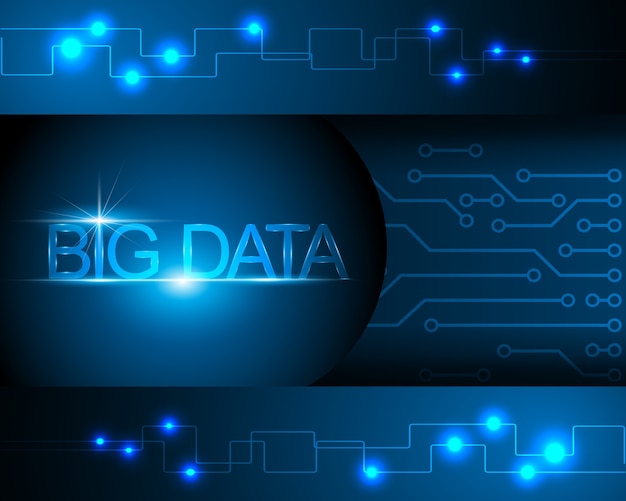 Big data transfer information concept