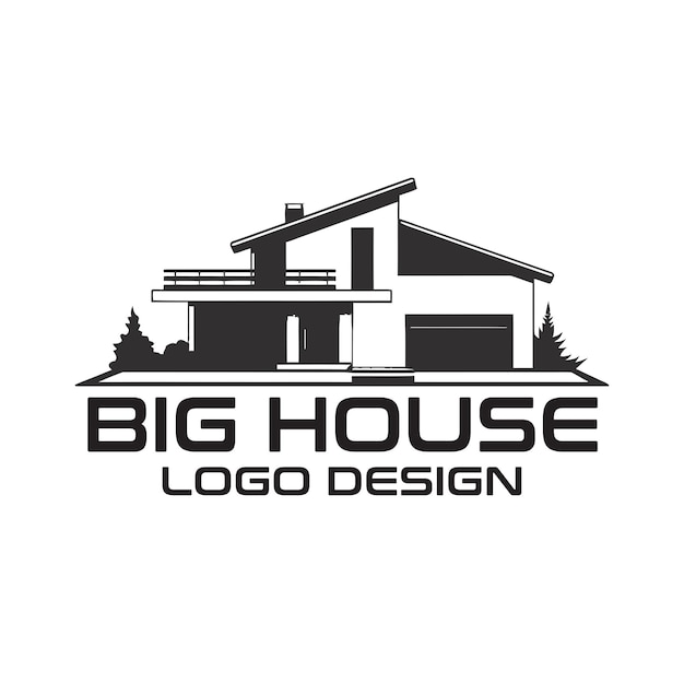 Big House Vector Logo Design