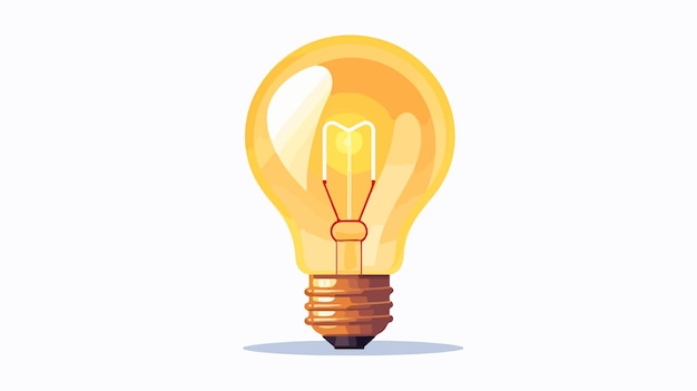 Big Idea Light Bulb Icon Vector Illustration