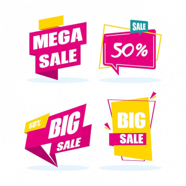 big and mega sale commercial banner