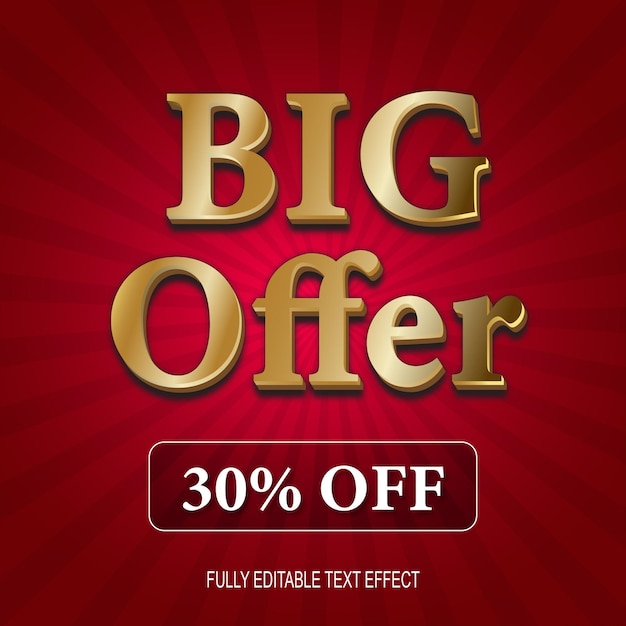 big offer sale