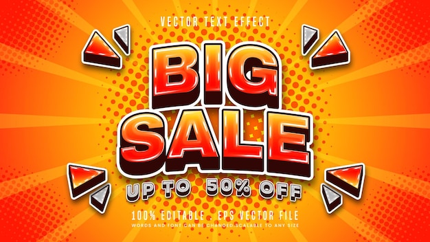 Big sale 3d editable text effect font style