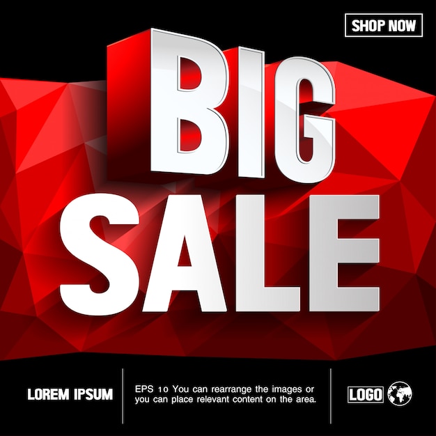 Big Sale abstract background