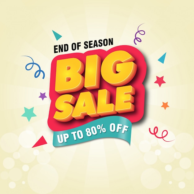 Big Sale Banner Design Template