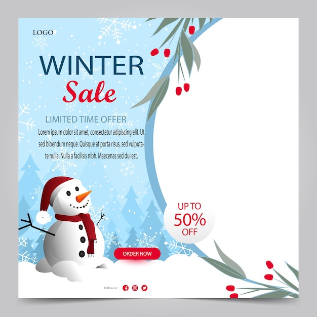 Big sale banner or poster template banner