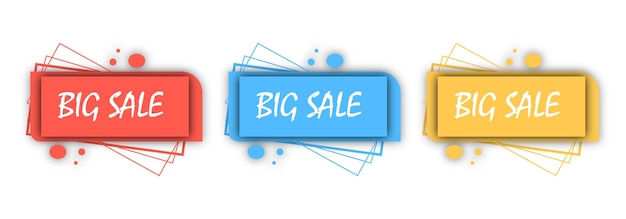 big sale infographic template banner simple design