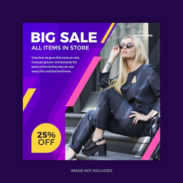 Big Sale Instagram Promo Square