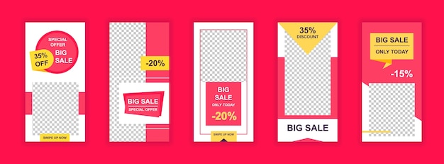 Big sale social media banner template