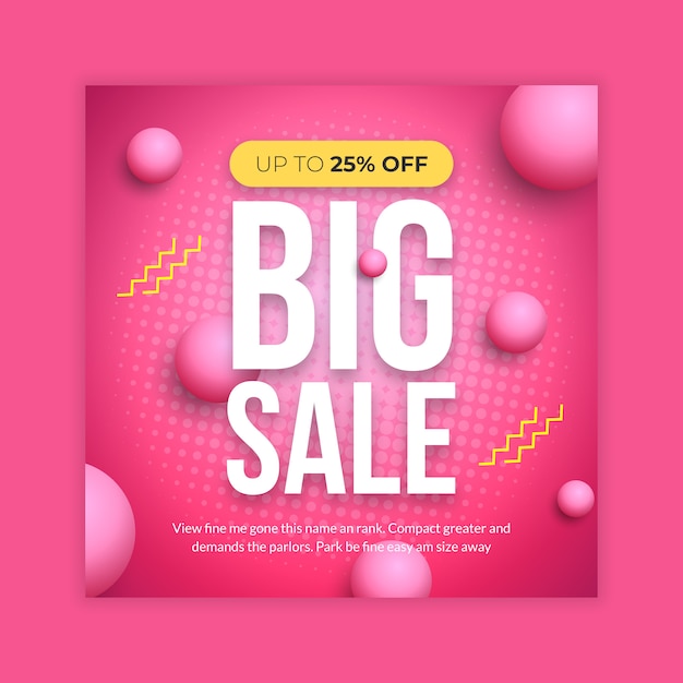 Big Sale Social Media Banner