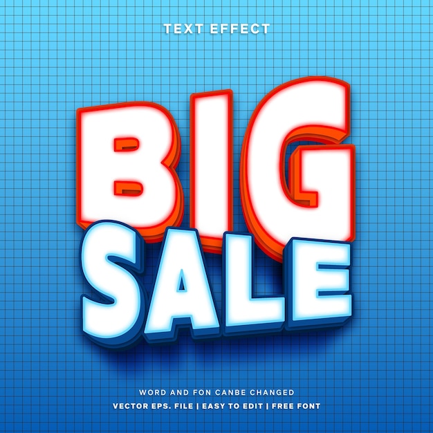 Big Sale Text Effect