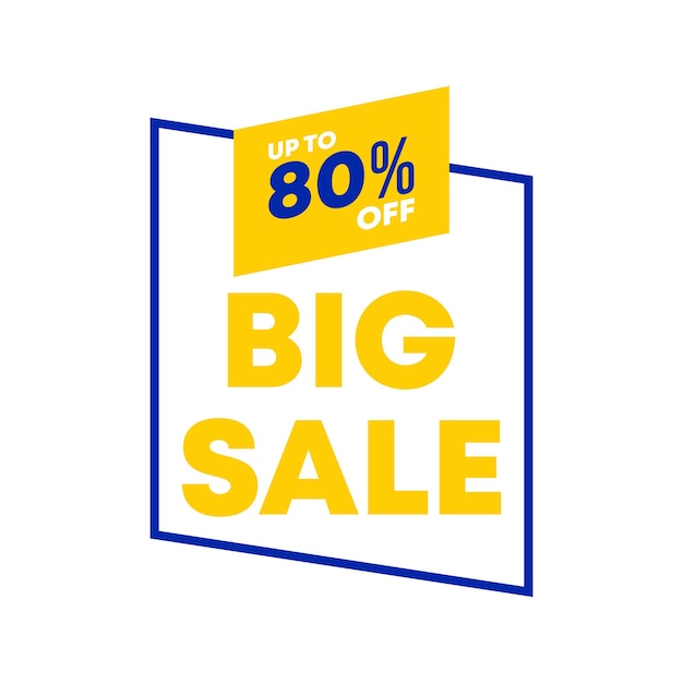 Big Sale Web Banner Design Template