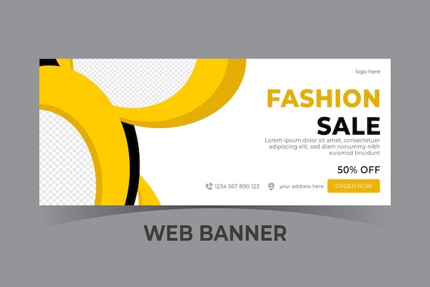 Big sale web banner template