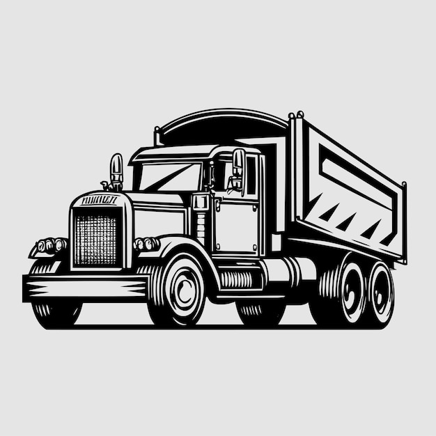 Big truck illustration