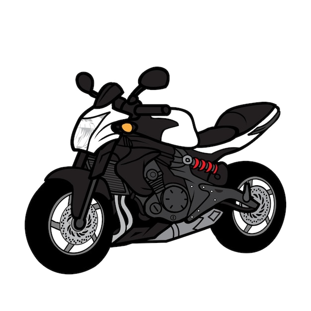 Bigbike Motorcycle Cartoon