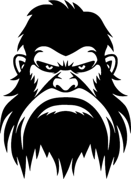 Bigfoot High Quality Vector Logo Vector illustration ideal for Tshirt graphic