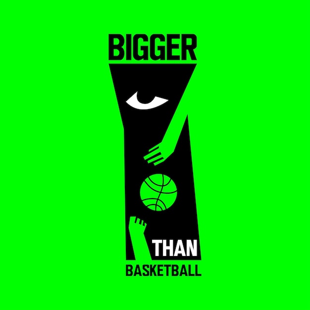 Bigger than basketball. A great gift for basketball lovers and for all