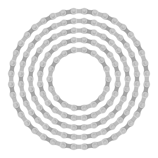 Bike chain circle