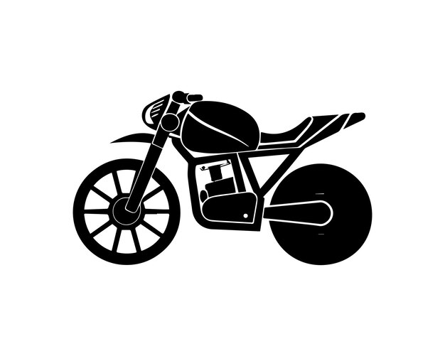 bike silhouette vector icon graphic logo design