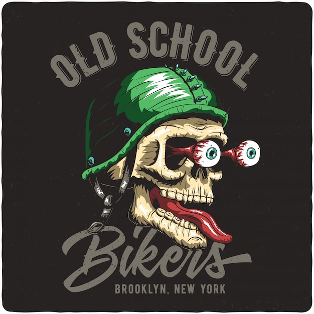 Biker's skull