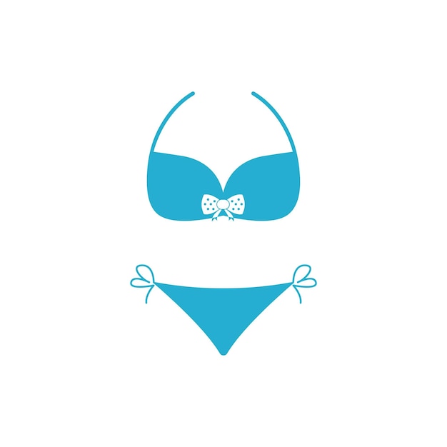 Bikini vector icon illustration design