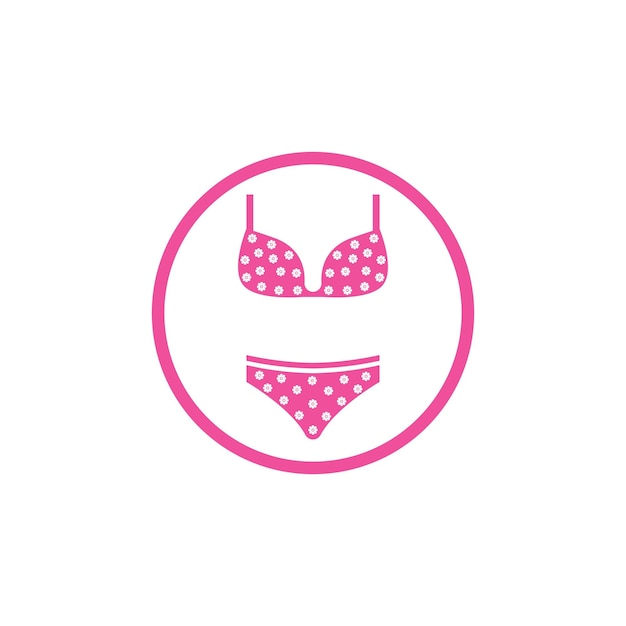 Bikini vector icon illustration design