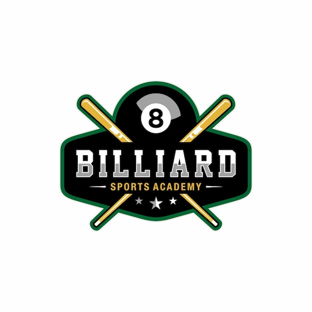 Billiard club Logo Template Design