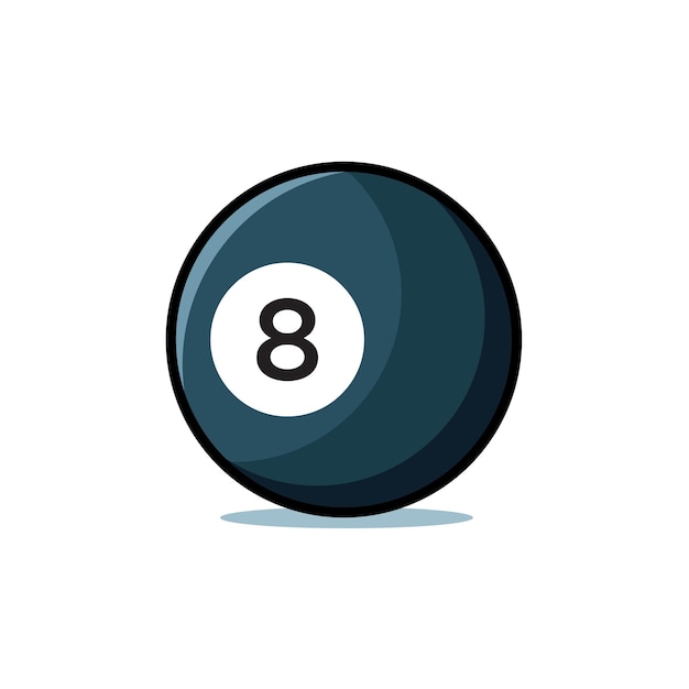 Vector billiard icon design vector template