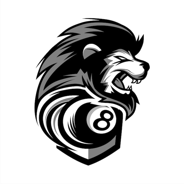 Billiard Lion Team Logo